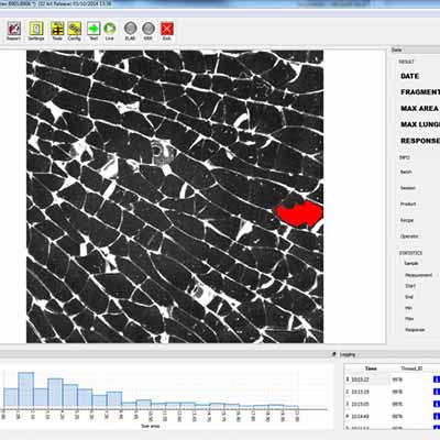 Glass fragmentation testing